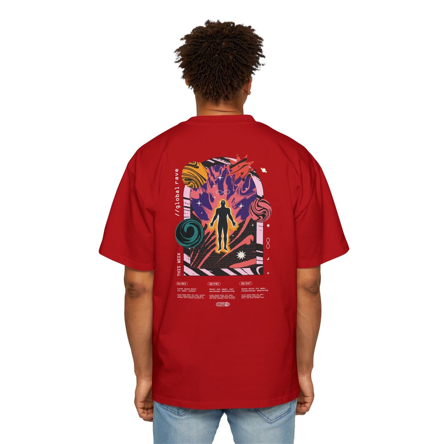 Galactic Rave Portal Oversized tee - LIMITED EDITION