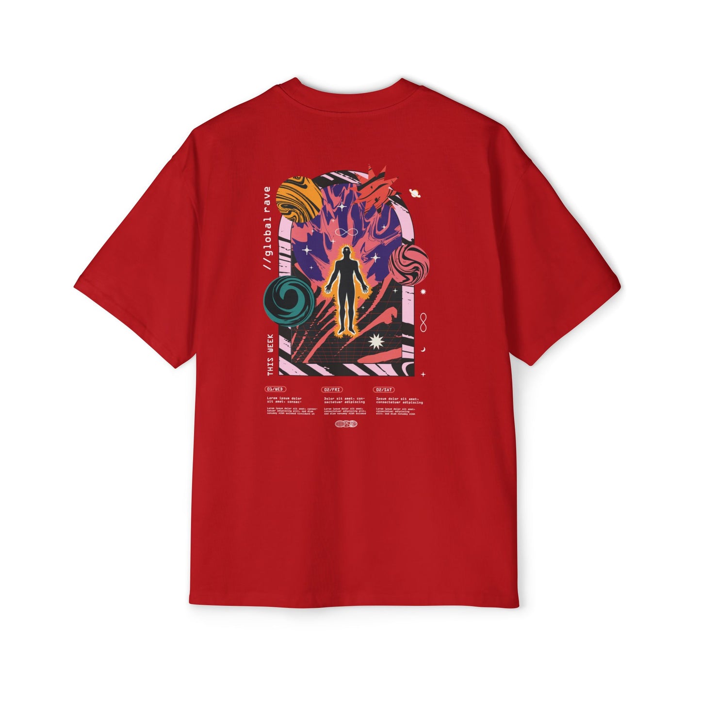 Galactic Rave Portal Oversized tee - LIMITED EDITION