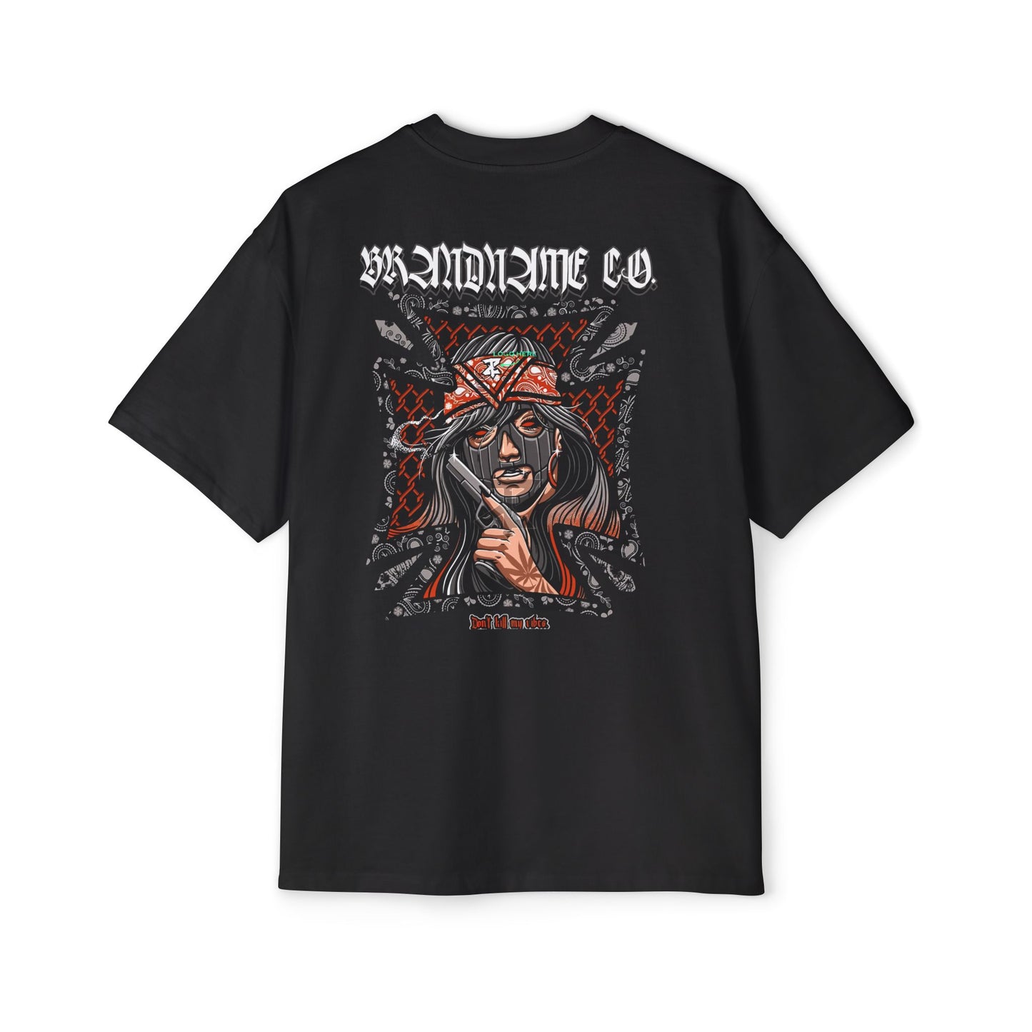 Masked Queen – Premium Streetwear Oversized T-Shirt