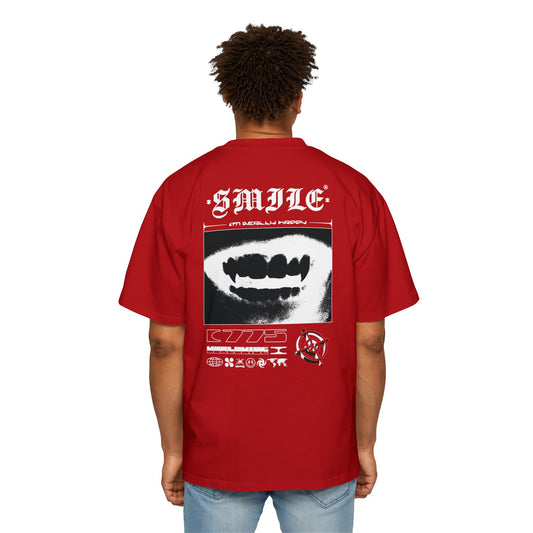 Vampire Smile Oversized T-shirt - Dark Grin