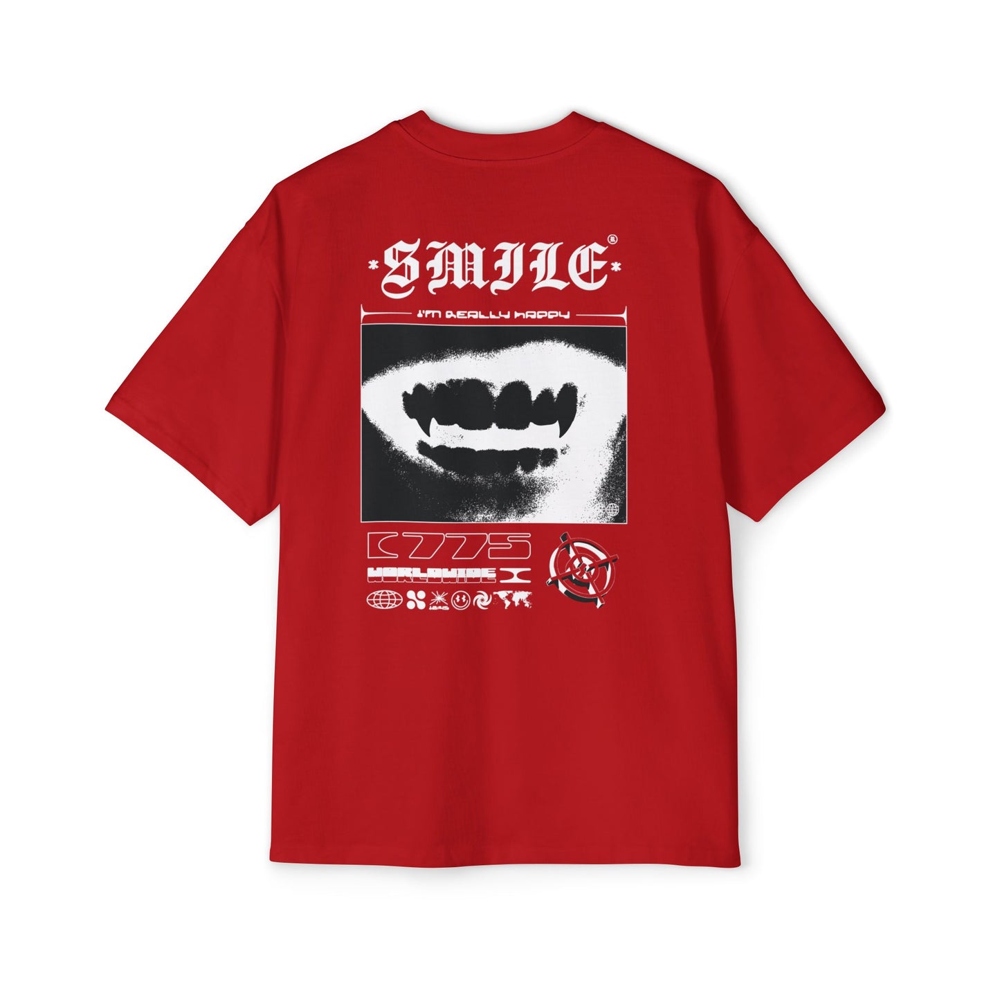 Vampire Smile Oversized T-shirt - Dark Grin