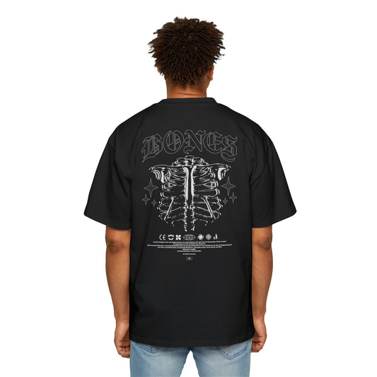 BONES' Ribcage Gothic Oversized Tee - Dark Anatomy