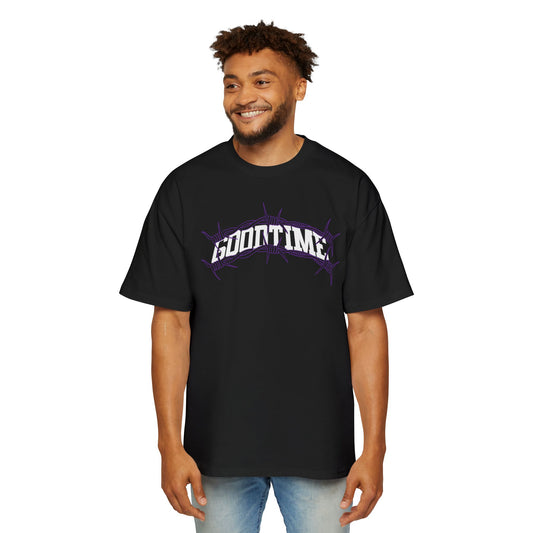 Barbed Wire 'GOODTIME' Black T-shirt - Edgy Vibe